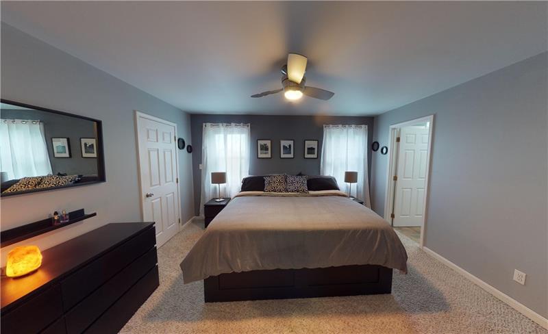 208 Mecklem Road New Brighton, PA 15066 - Photo 12 of 25 Master Suite with Walk in Closet and Full Bath