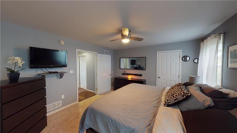 208 Mecklem Road New Brighton, PA 15066 - Photo 13 of 25 Master Suite with Walk in Closet and Full Bath