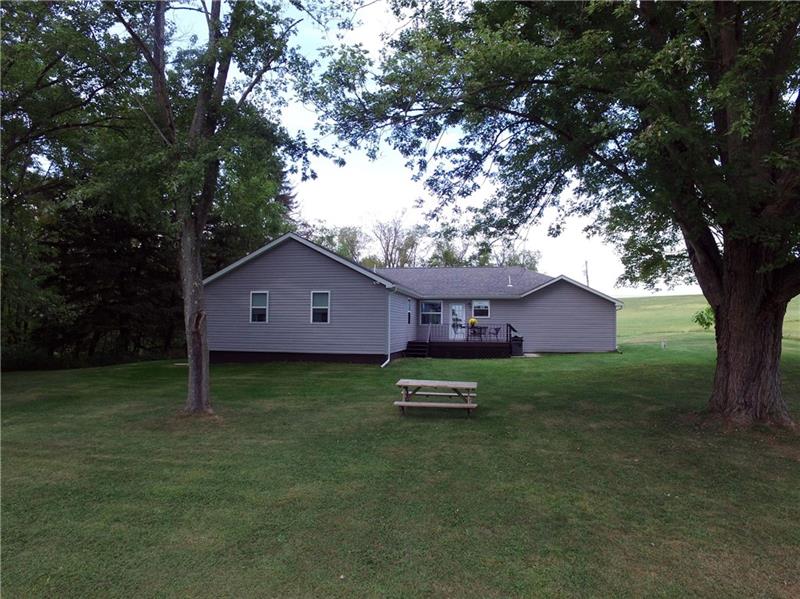 208 Mecklem Road New Brighton, PA 15066 - Photo 23 of 25 Rear Deck and Back Yard