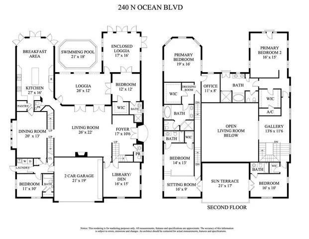 $80,000 | 240 North Ocean Boulevard, Palm Beach, FL 33480