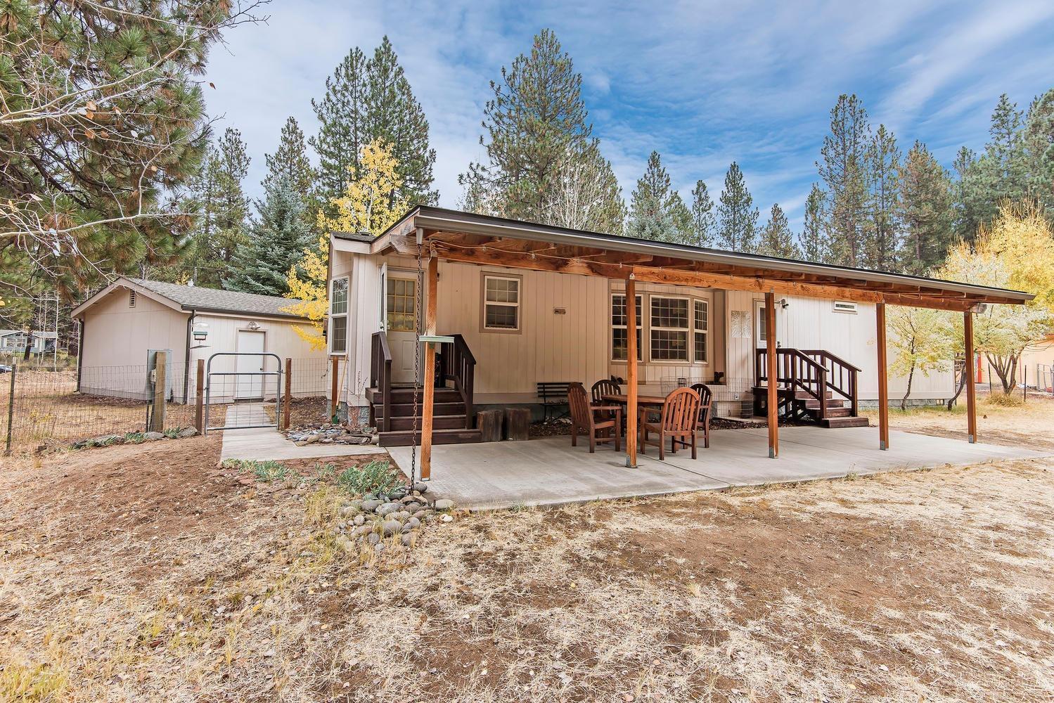 19207 Choctaw Road Bend, OR 97702 - Photo 15 of 20 The covered back patio provides welcome