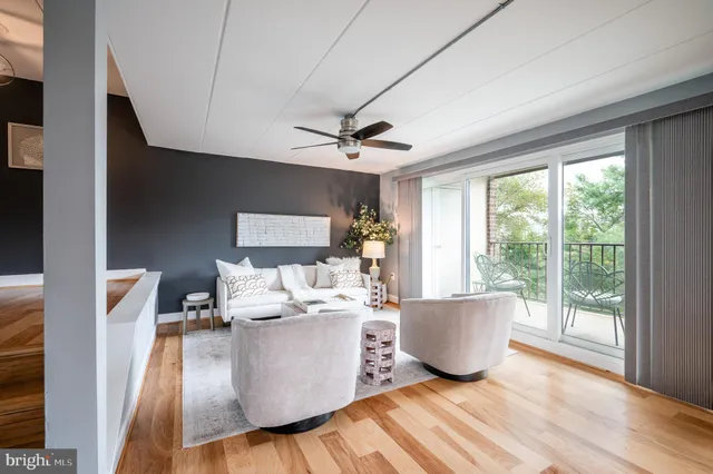 a living room with a couch and a table