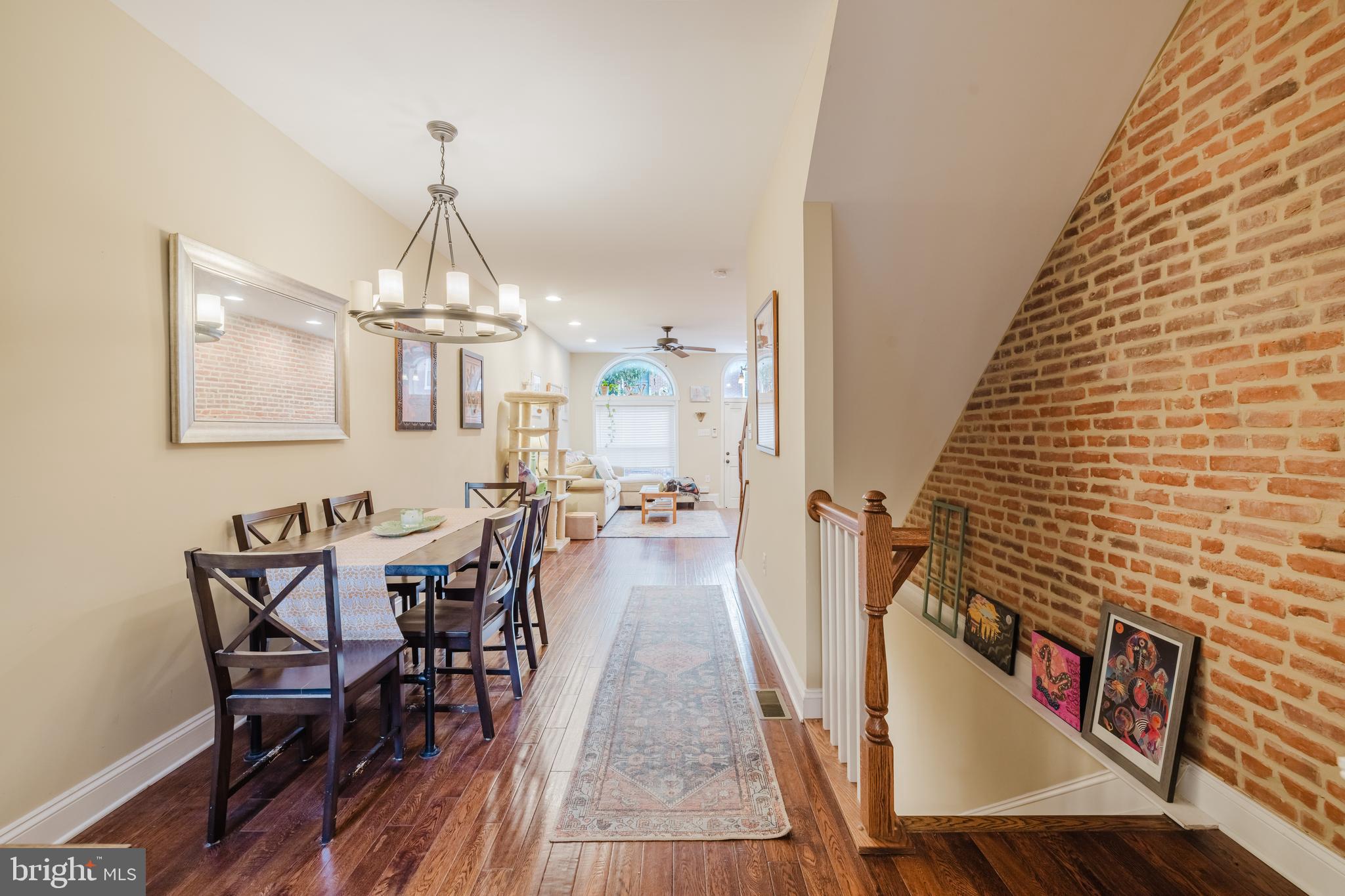 1509 Riverside Avenue Baltimore, MD 21230 - Photo 13 of 36 Hardwood floors & exposed brick give so much charm