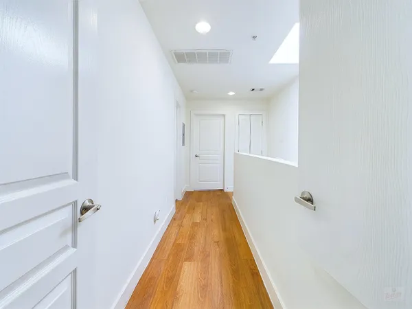 a view of a bathroom with a tub