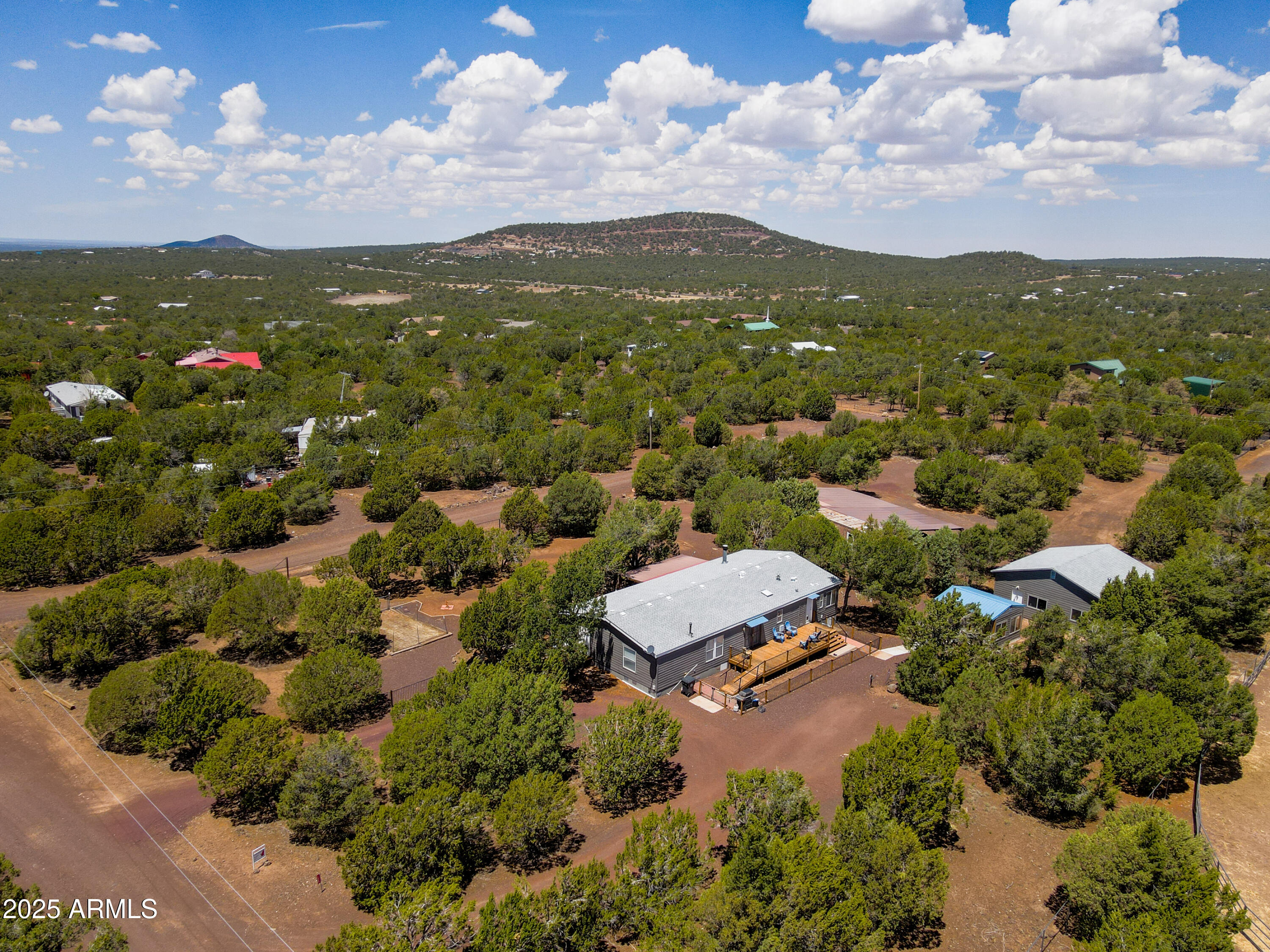 125 County Rd N3077 Show Low, AZ 85901 - Photo 49 of 71 an aerial view of residential houses with outdoor space and trees