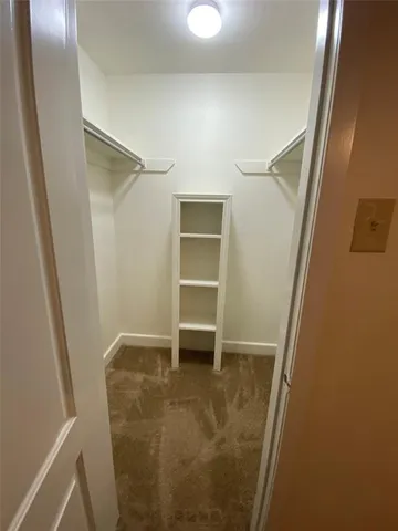 a bathroom with a shower and a toilet