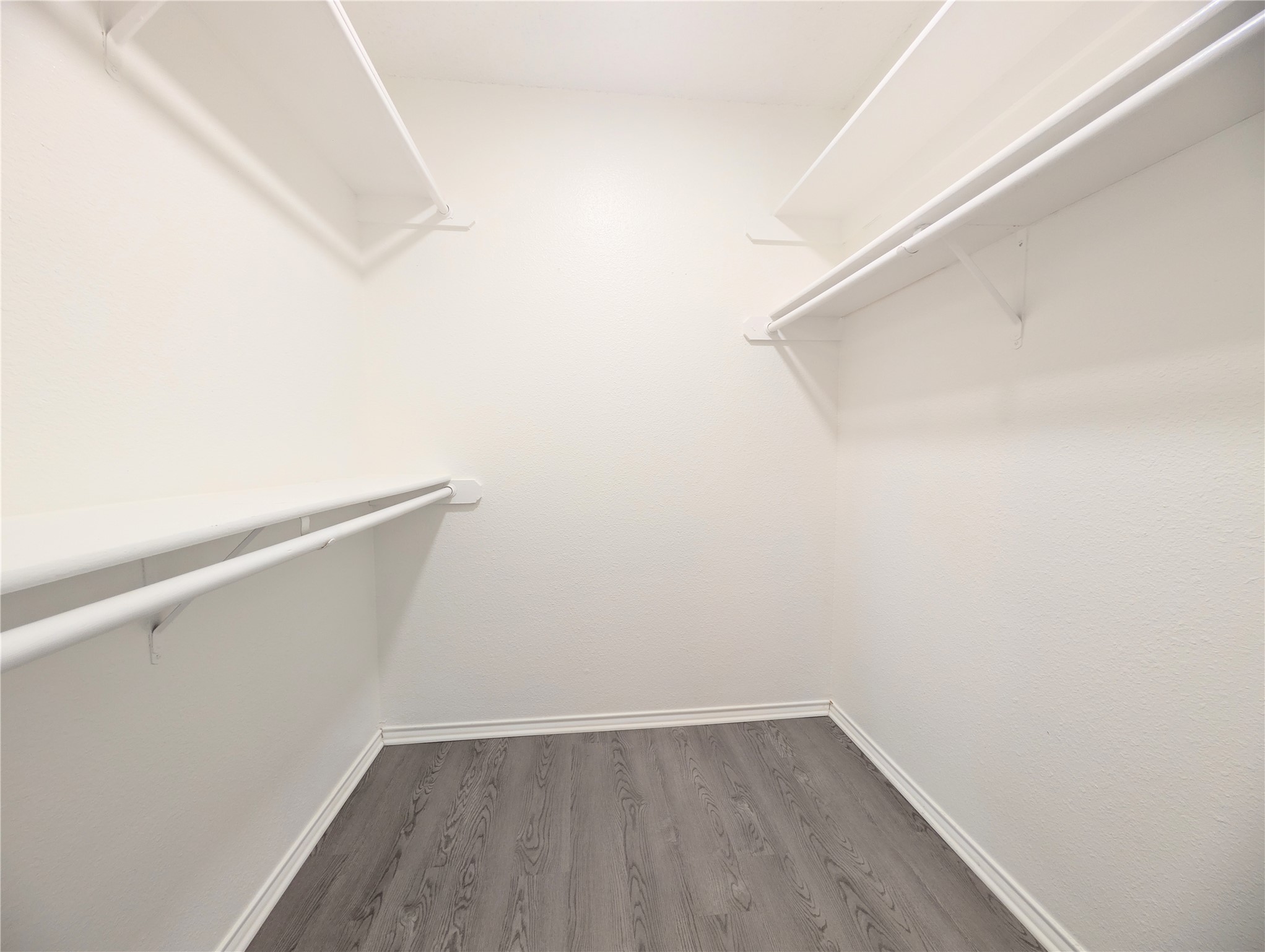 2016 Redwing Way Round Rock, TX 78664 - Photo 10 of 19 Primary Closet:
Ample shelving and hanging space in this well-appointed closet.