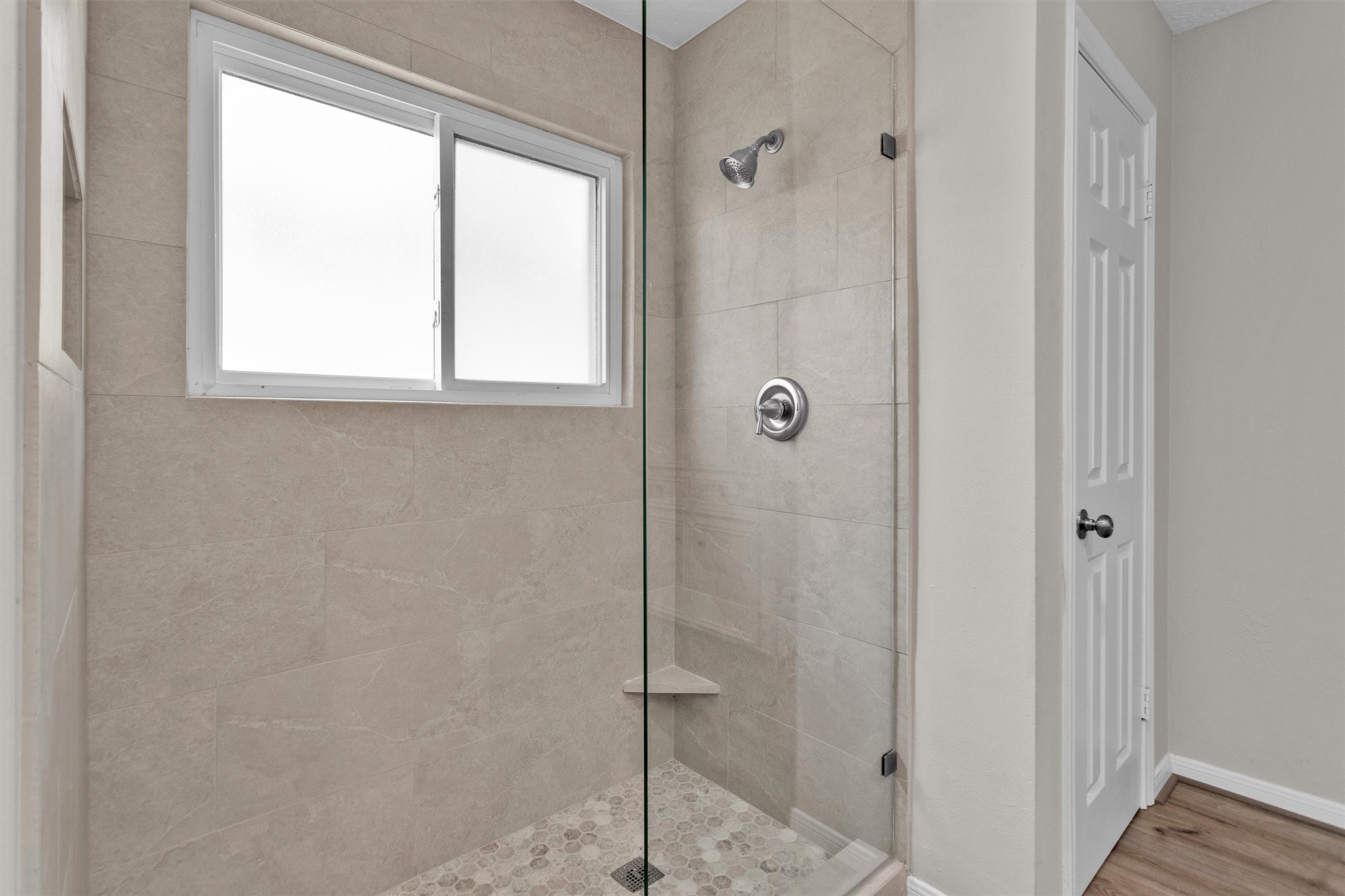 9115 Godstone Lane Spring, TX 77379 - Photo 28 of 46 The walk in shower was just renovated and is brand new!