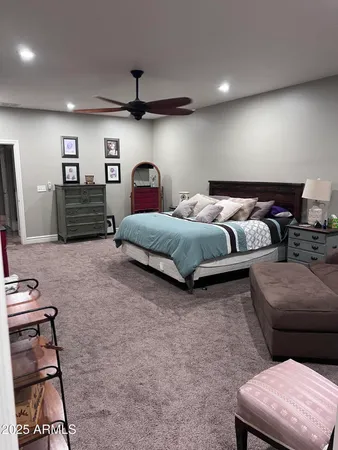 a room with cabinets