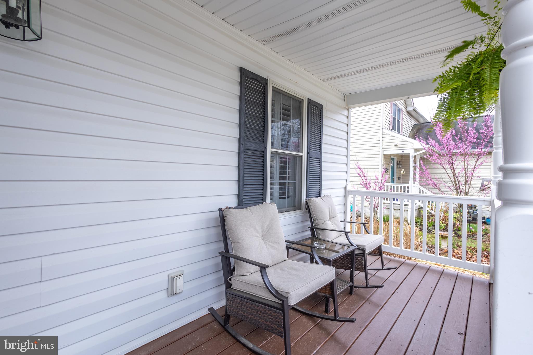 336 4th Street Colonial Beach, VA 22443 - Photo 4 of 23 a view of a two chairs in the balcony