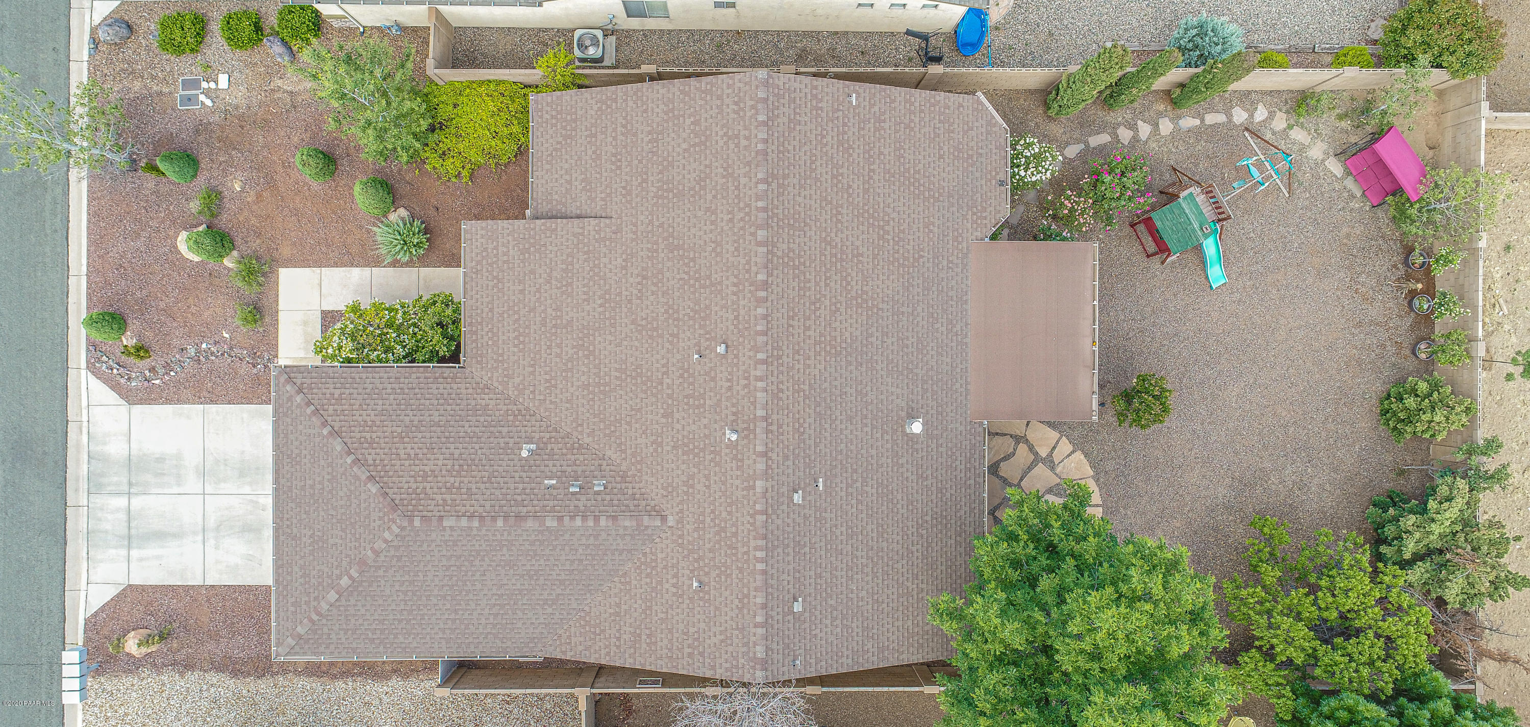 4825 Edgemont Road Prescott Valley, AZ 86314 - Photo 6 of 34 an aerial view of a house