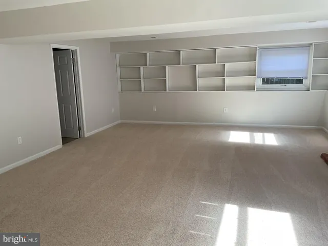 a view of hallway with shower
