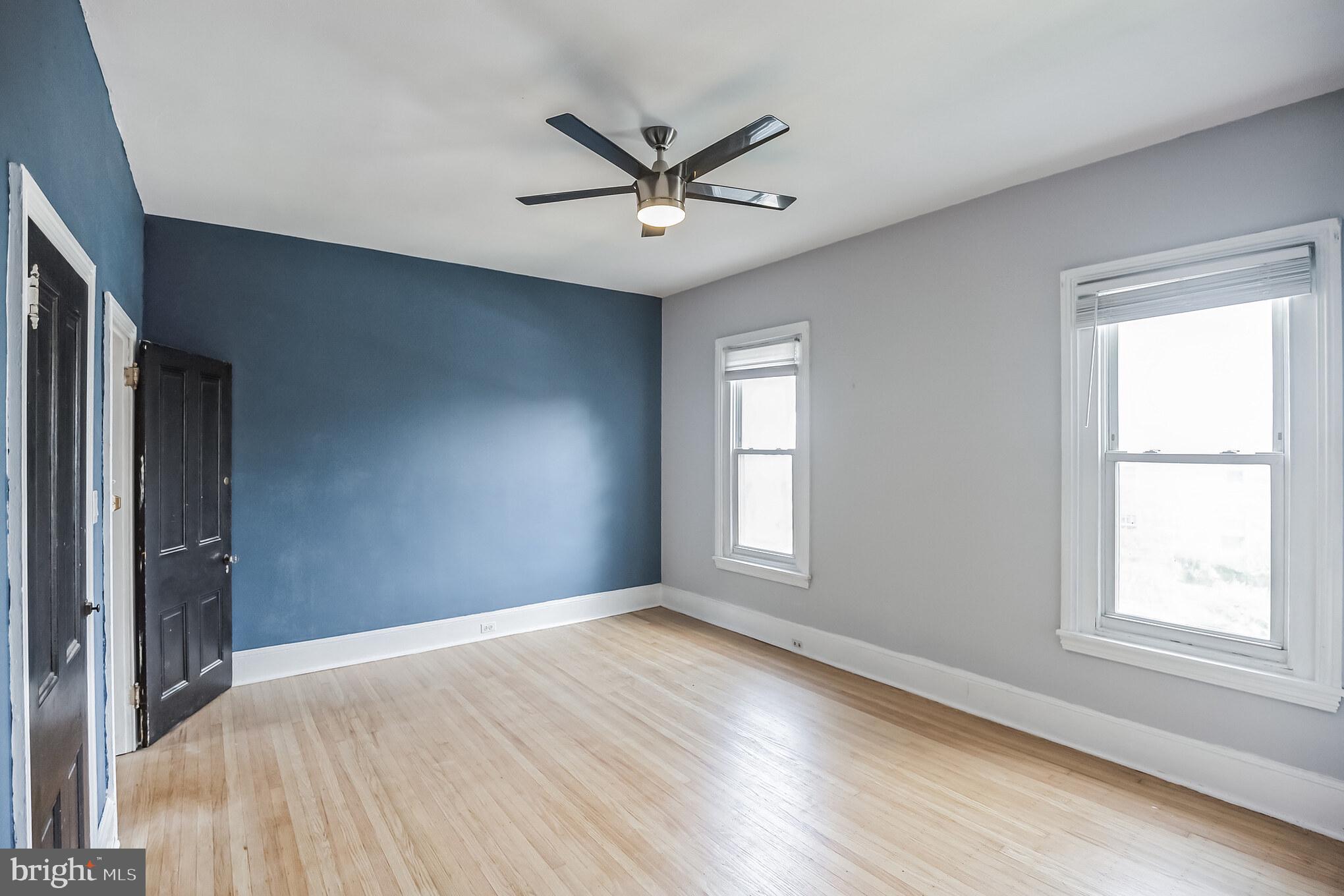 117 Rochelle Avenue Philadelphia, PA 19128 - Photo 20 of 29 a view of empty room with wooden floor and fan