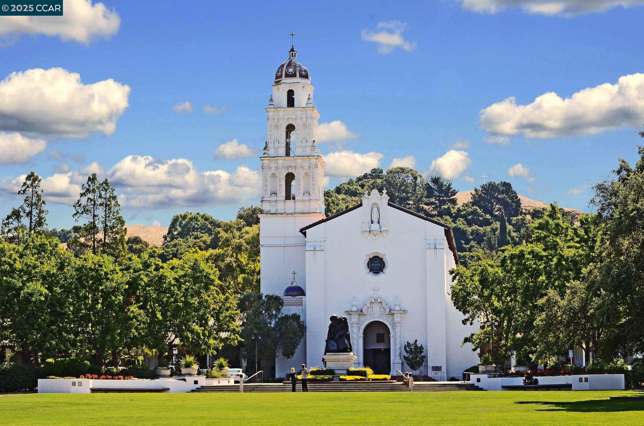 20 Tamarisk Moraga, CA 94556 - Photo 17 of 18 a aerial view of a house with a yard and potted plants