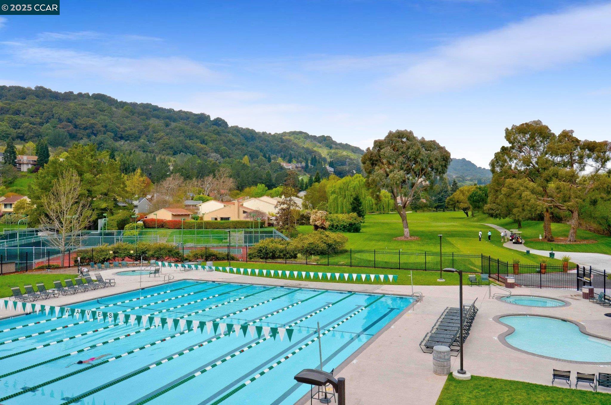 20 Tamarisk Moraga, CA 94556 - Photo 9 of 18 a view of a garden and mountains