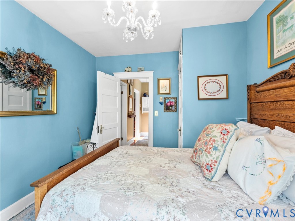 1812 Seddon Road Richmond, VA 23227 - Photo 36 of 56 Interior room featuring a white ornamental chandel