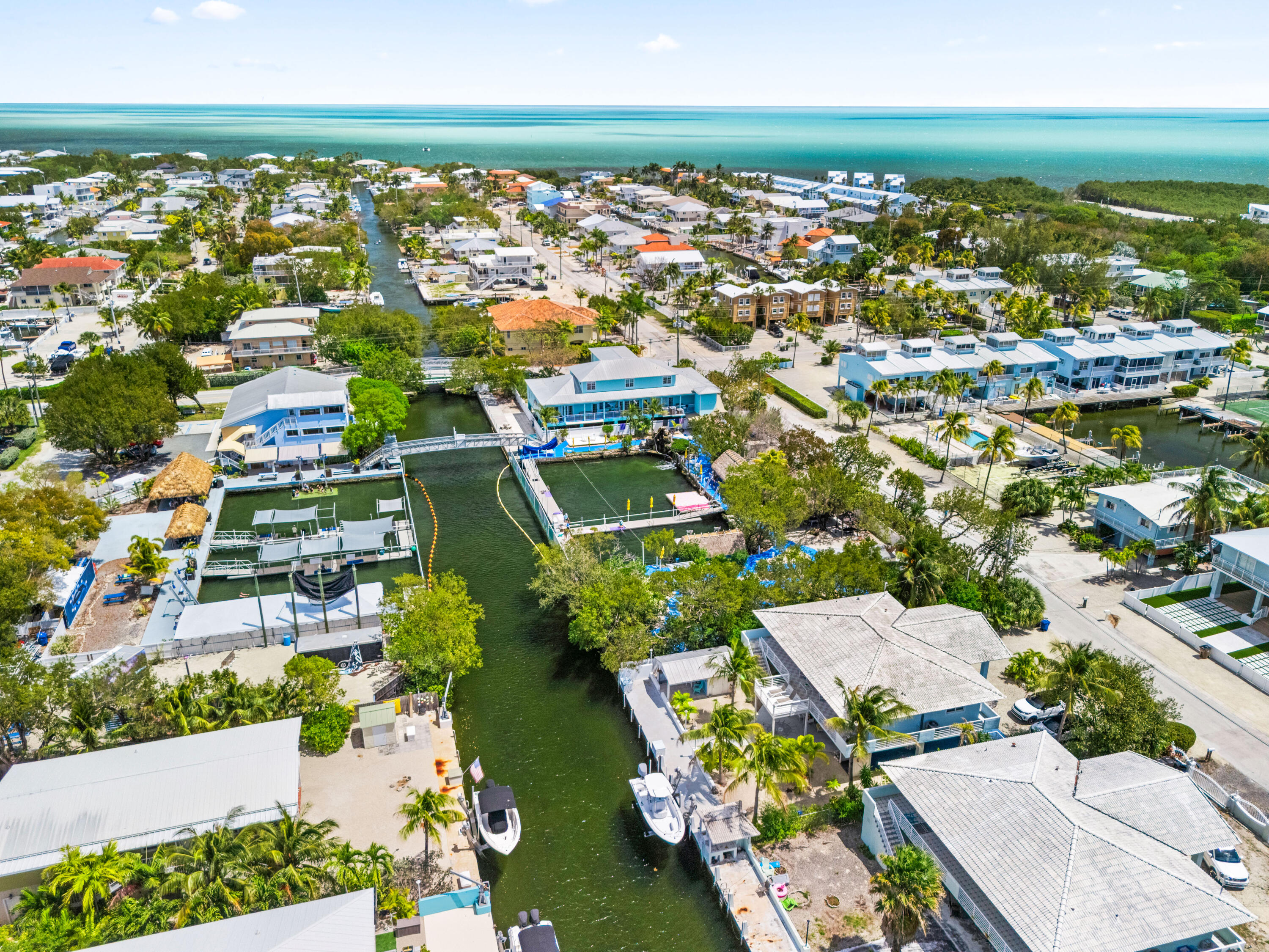 130 Lorelane Place Key Largo, FL 33037 - Photo 63 of 67 an aerial view of residential houses with outdoor space