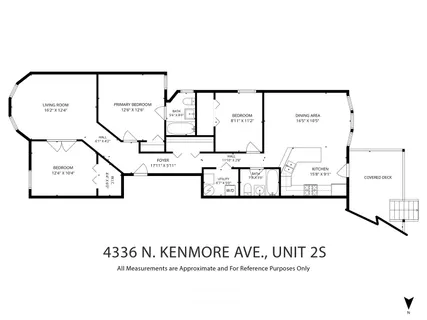 $465,000 | 4336 North Kenmore Avenue, Unit 2S, Chicago, IL 60613
