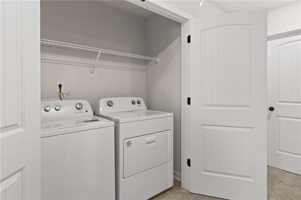 2538 Polaris Way Southwest Atlanta, GA 30331 - Photo 26 of 28 a utility room with dryer and washer