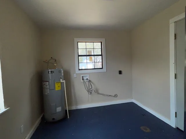 a view of kitchen and utility room