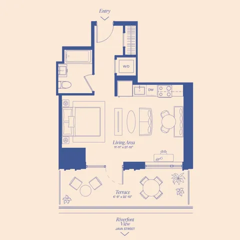 $3,789 | 18 India Street, Unit 706S | Greenpoint