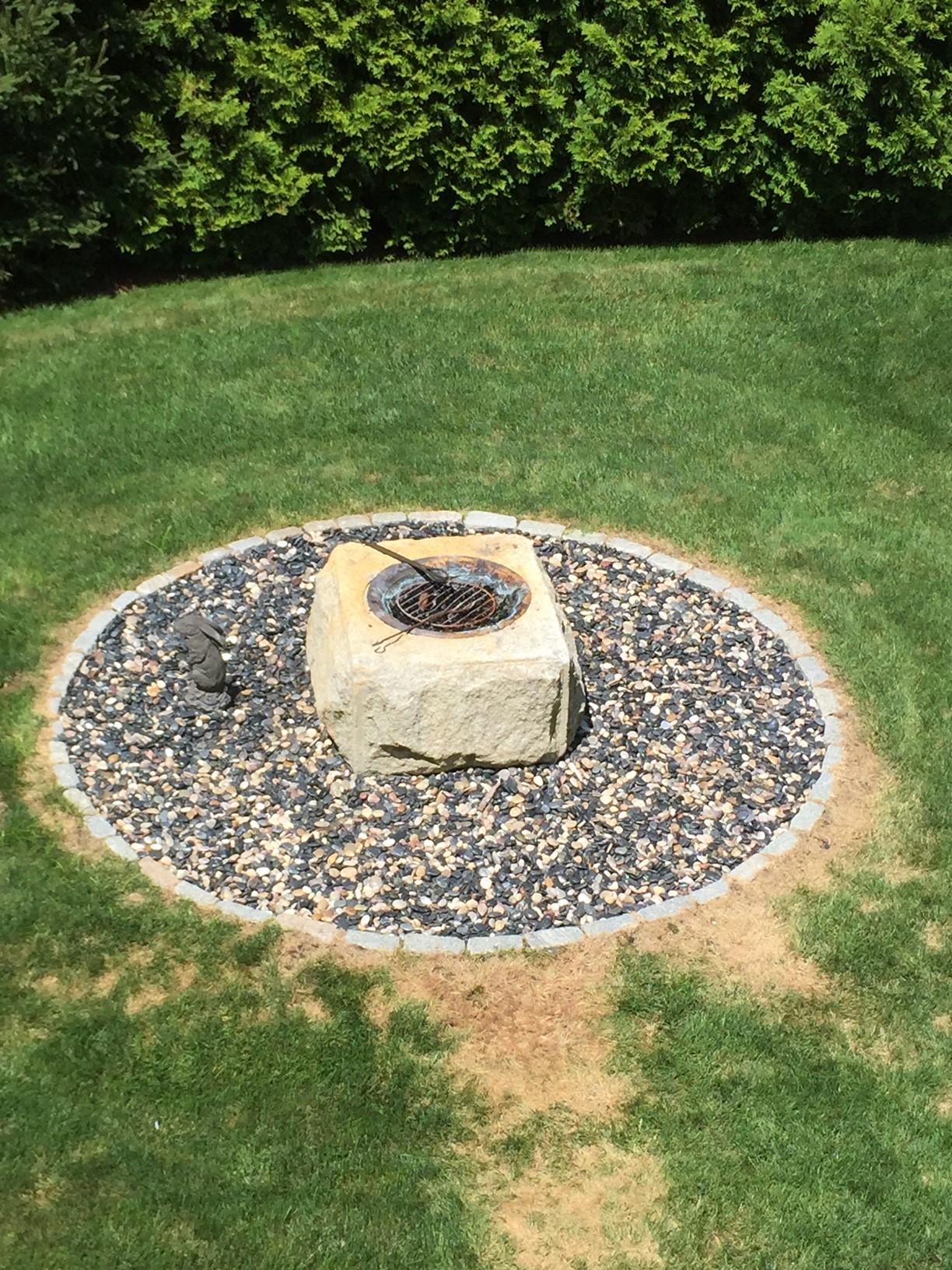72 Conrad Road New Canaan, CT 06840 - Photo 32 of 35 Granite Fire Pit