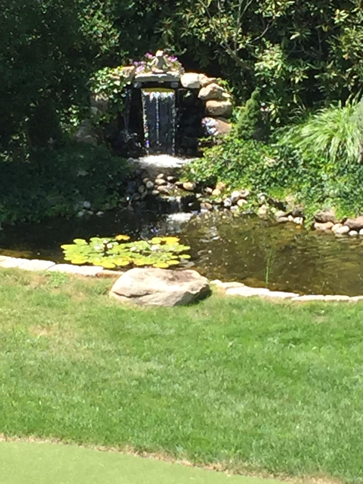 72 Conrad Road New Canaan, CT 06840 - Photo 34 of 35 Koi Pond with Waterfall