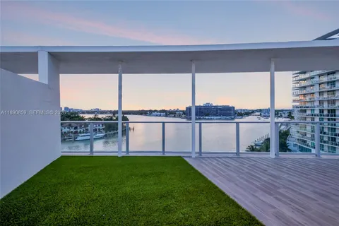 a view of a city with tall buildings