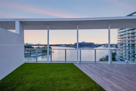 a view of a balcony with outdoor space