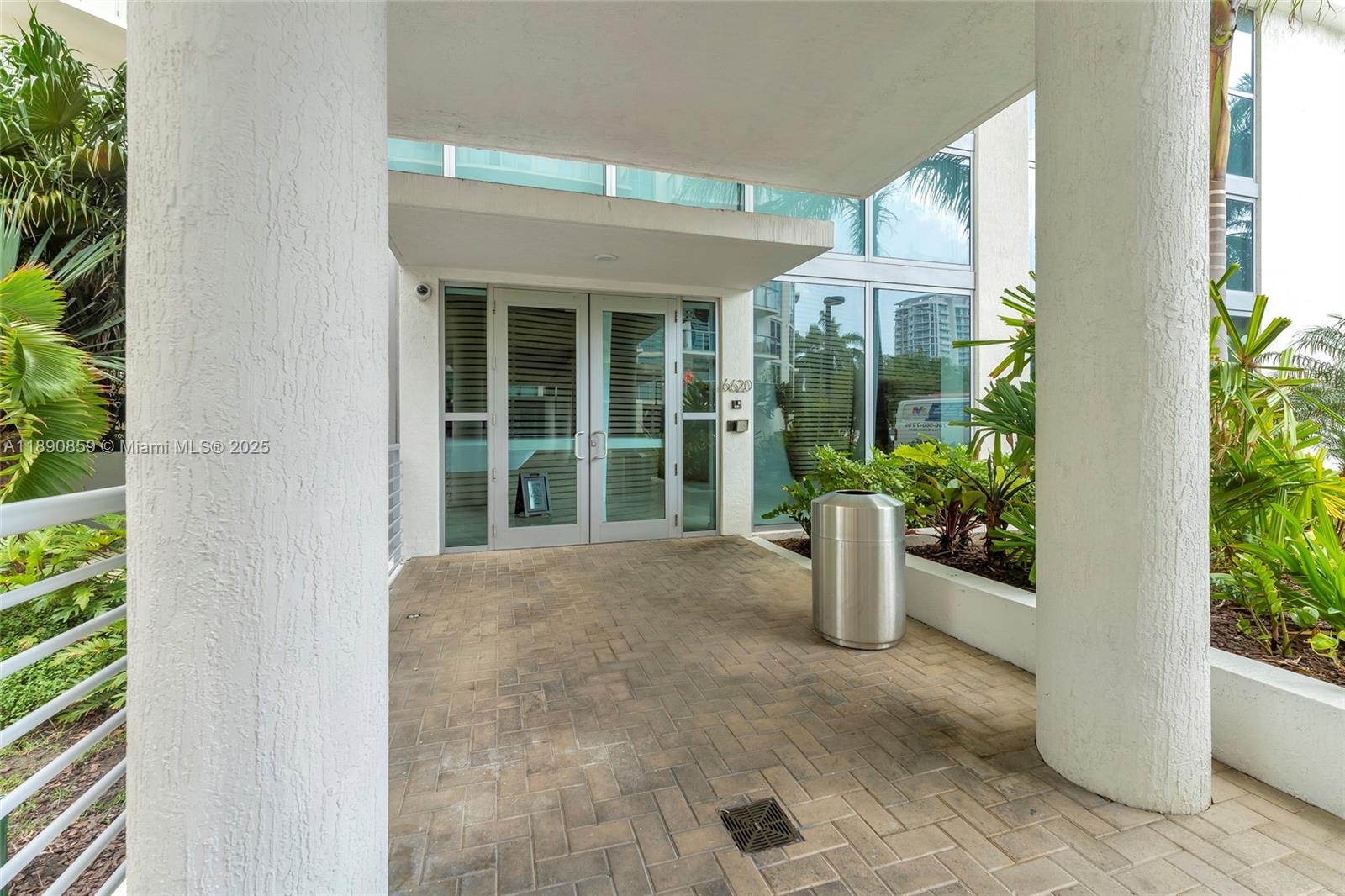 6620 Indian Creek Drive, Unit PH711 Miami Beach, FL 33141 - Photo 64 of 82 a view of a garden with potted plants