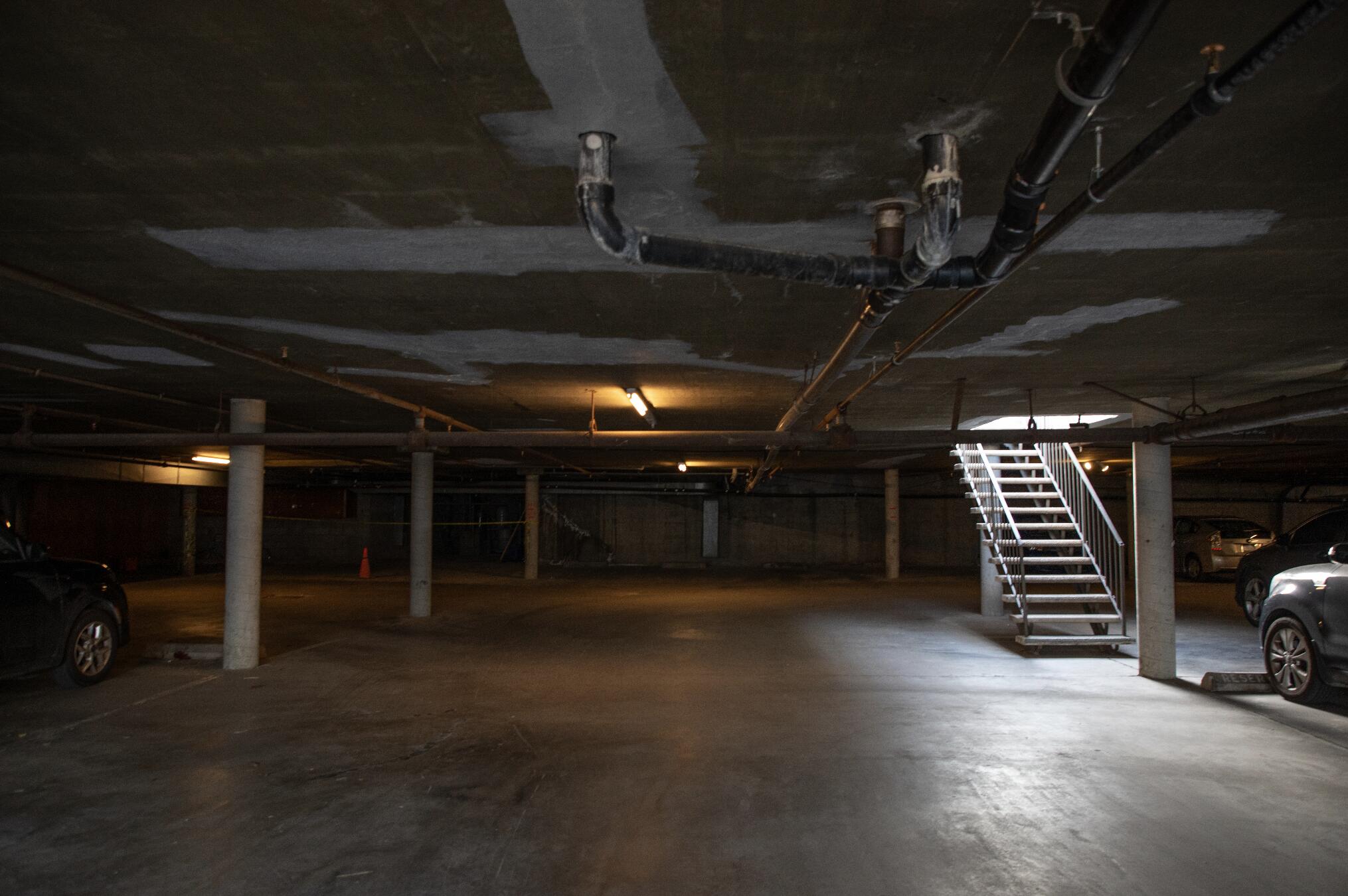 1400 East Palm Canyon Drive, Unit 109 Palm Springs, CA 92264 - Photo 14 of 14 a view of an empty room with stairs