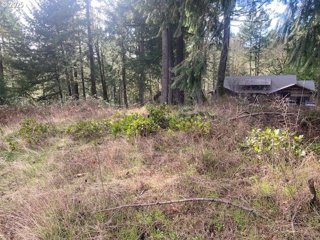 Hemlock Avenue Scappoose, OR 97056 - Photo 7 of 15 a backyard of a house with lots of green space