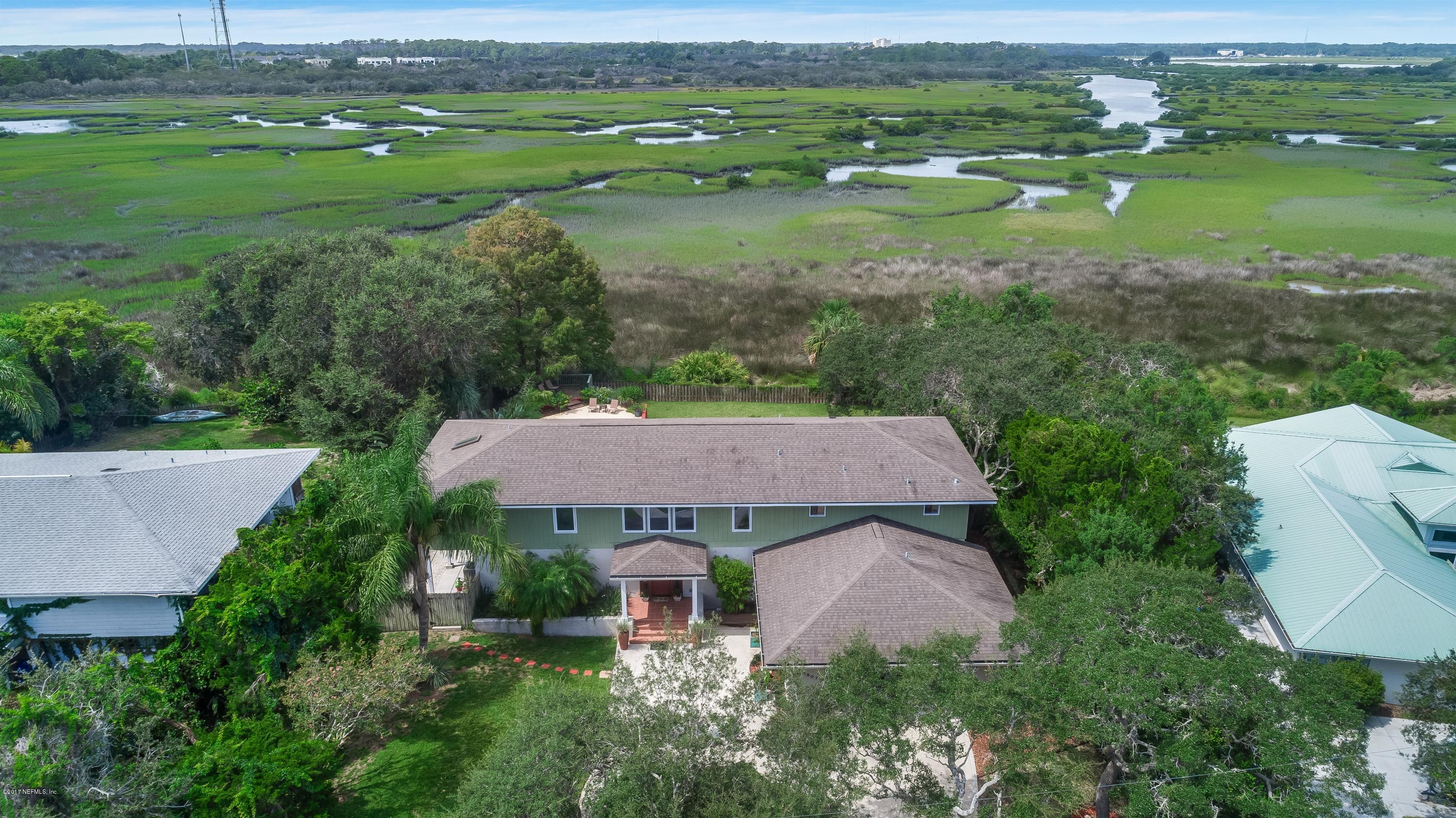 1507 San Rafael Way St. Augustine, FL 32080 - Photo 27 of 32 an aerial view of a house with big yard
