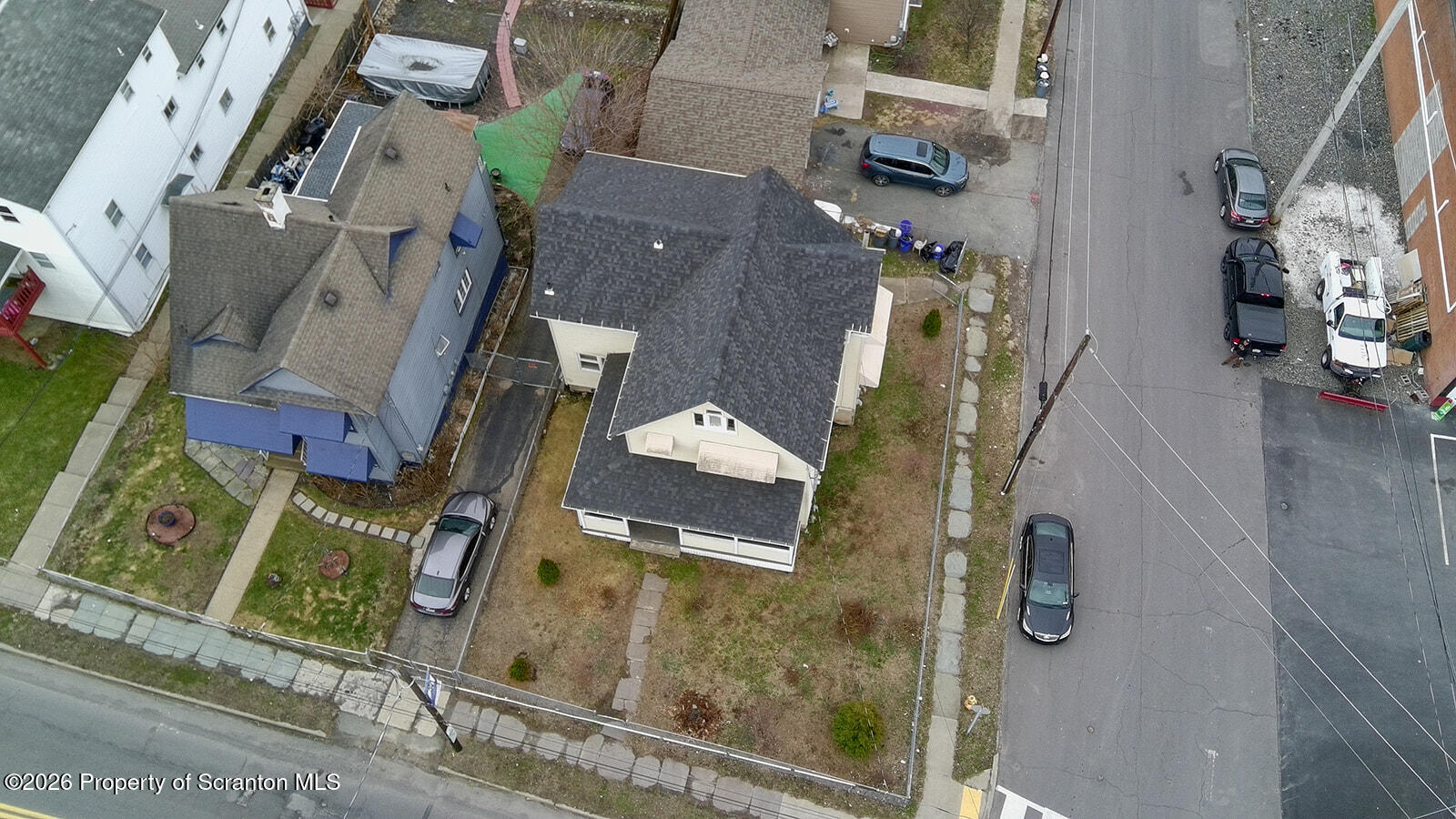 1406 North Main Avenue Scranton, PA 18508 - Photo 26 of 29 an aerial view of residential houses with outdoor space