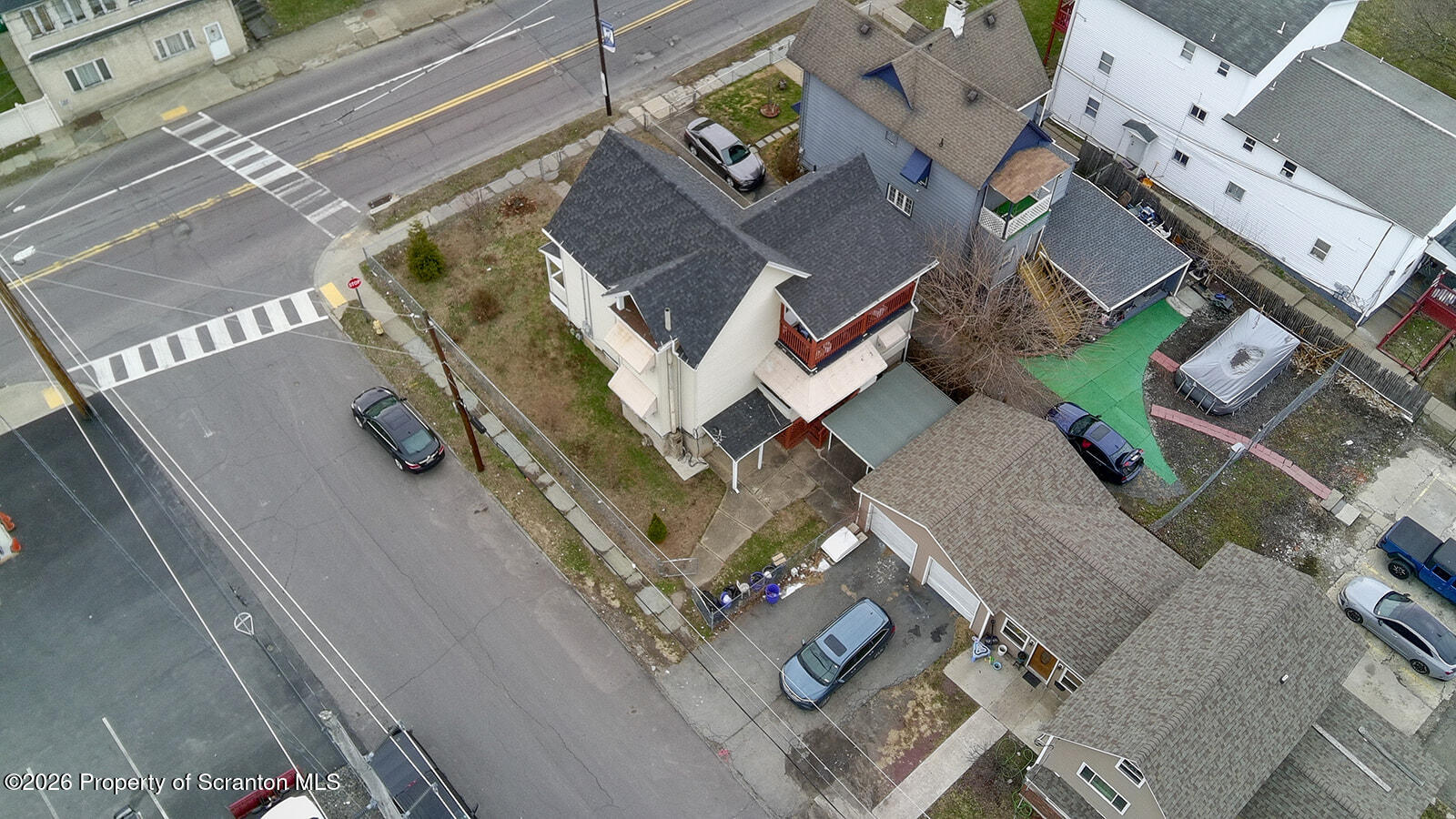 1406 North Main Avenue Scranton, PA 18508 - Photo 28 of 29 an aerial view of residential houses with outdoor space