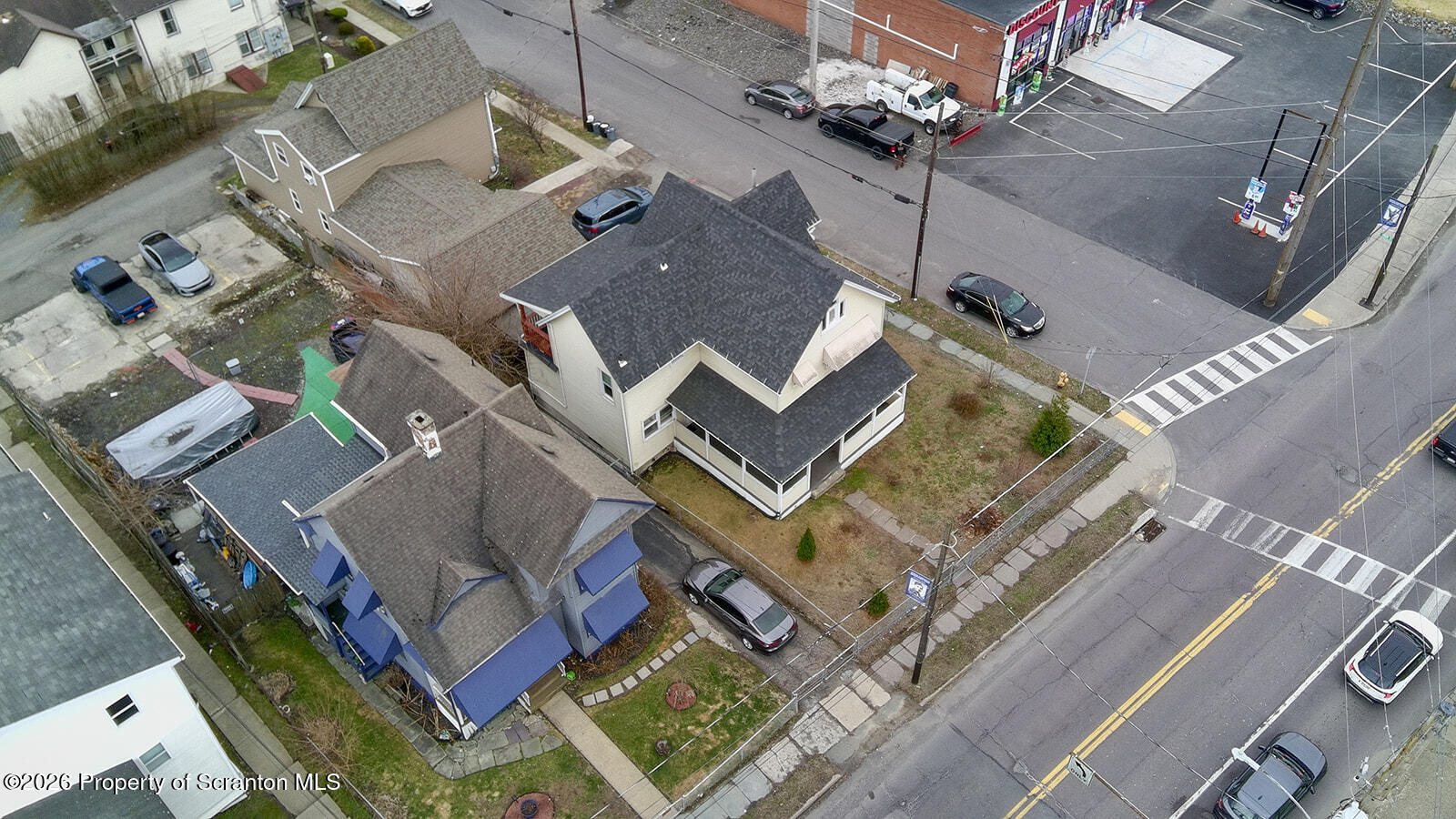 1406 North Main Avenue Scranton, PA 18508 - Photo 29 of 29 an aerial view of a house