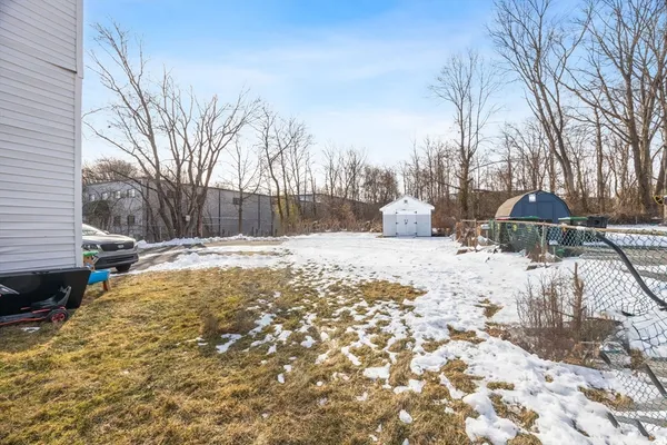 a view of snow covered with snow