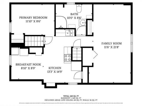 a picture of a floor plan