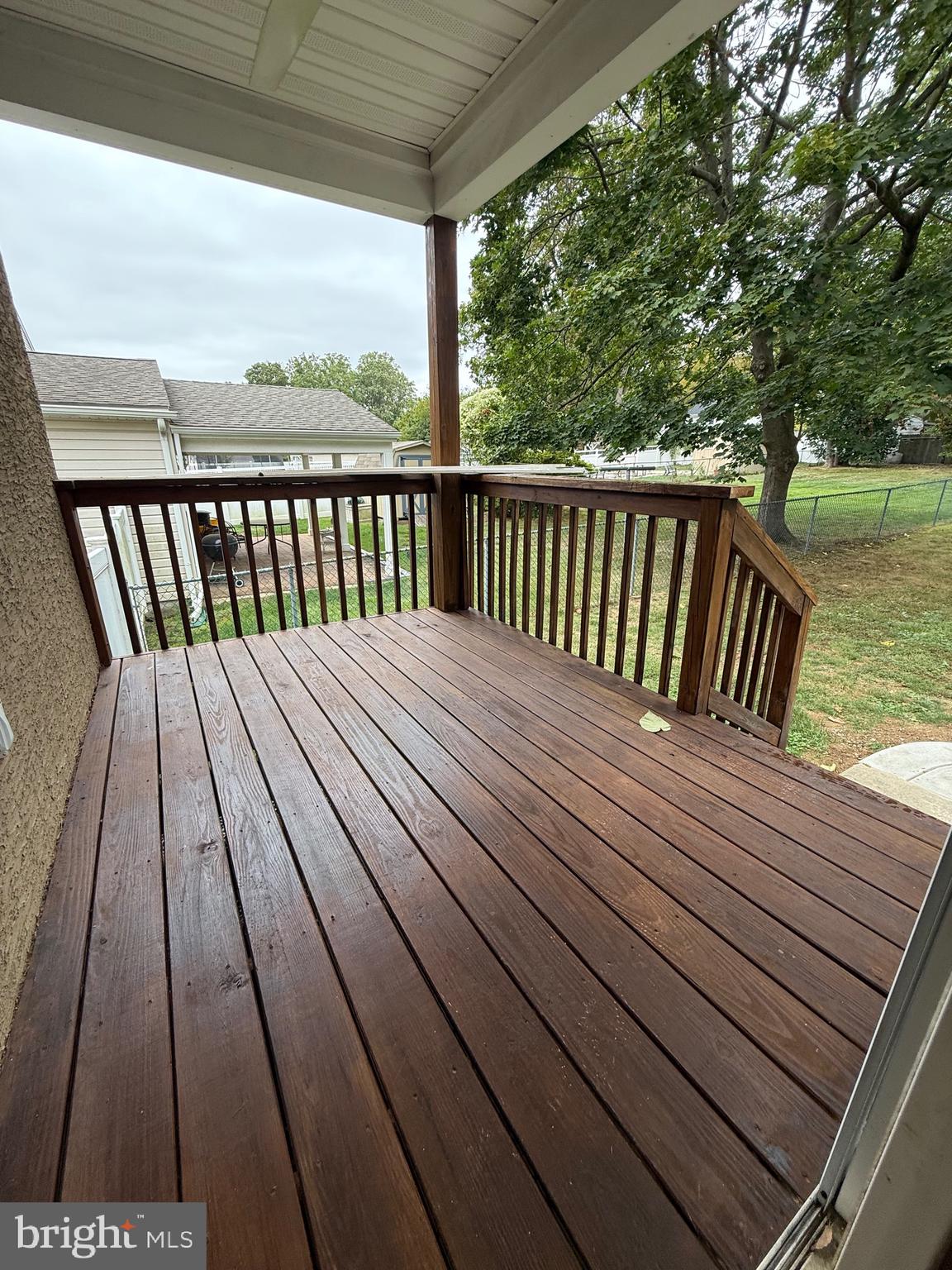 232 South Highland Road Springfield, PA 19064 - Photo 27 of 58 a balcony with wooden floor