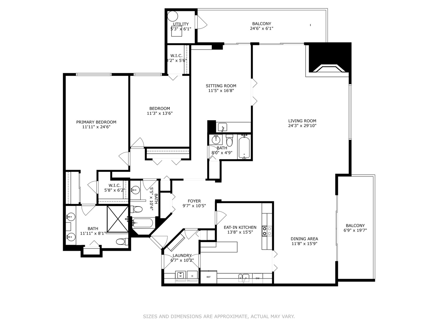 1671 Mission Hills Road, Unit 501 Northbrook, IL 60062 - Photo 27 of 27 a picture of a floor plan