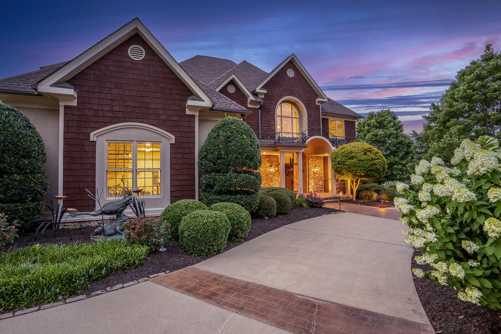 7717 Scrapeshin Trail Chattanooga, TN 37421 - Photo 4 of 71 7717-Scrapeshin-Trl-Twilight-MLS-Photos-