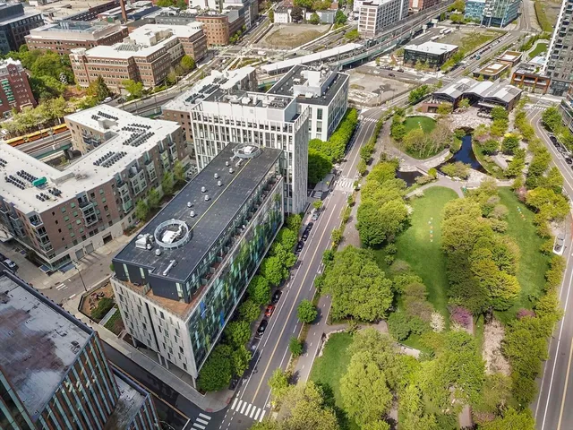 a view of a balcony with city view