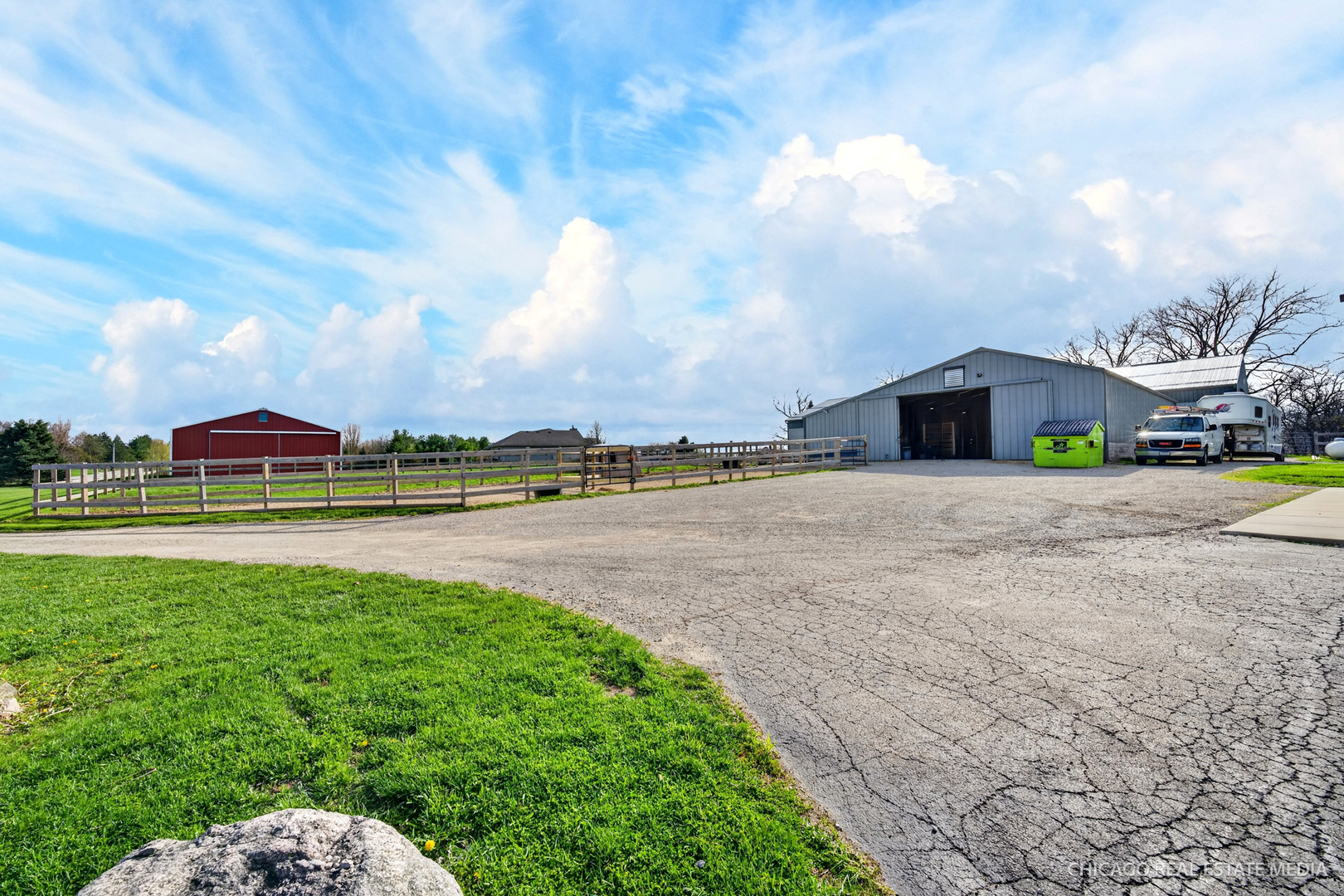 1513 Deerpass Road Marengo, IL 60152 - Photo 30 of 48 a view of green field with house in the background