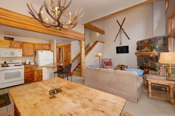 a very nice looking room with a large window