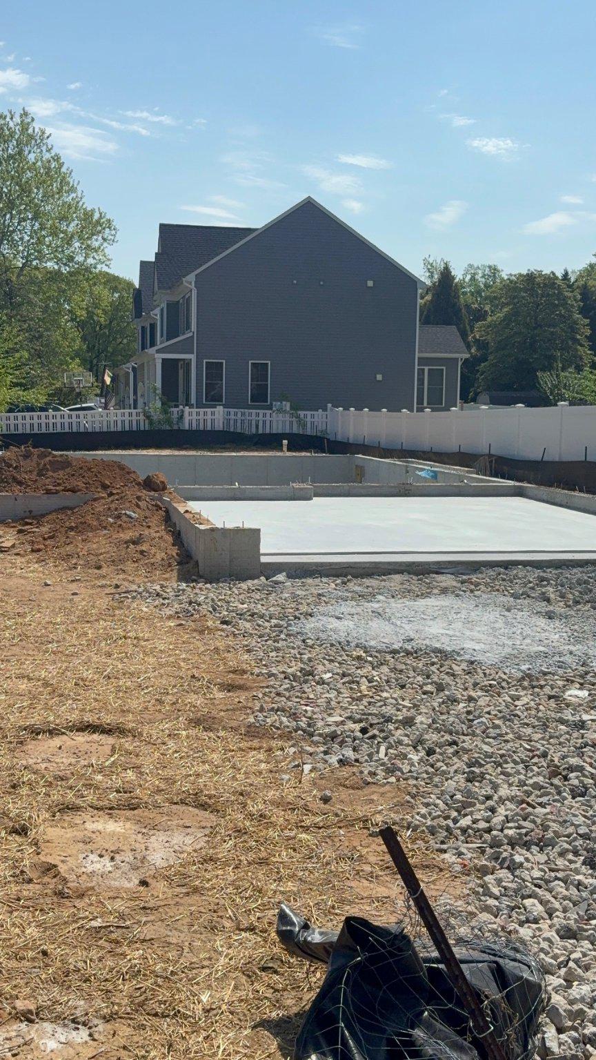 1217 Hampton Road Annapolis, MD 21409 - Photo 22 of 25 a view of swimming pool of water with lawn chairs and large tree