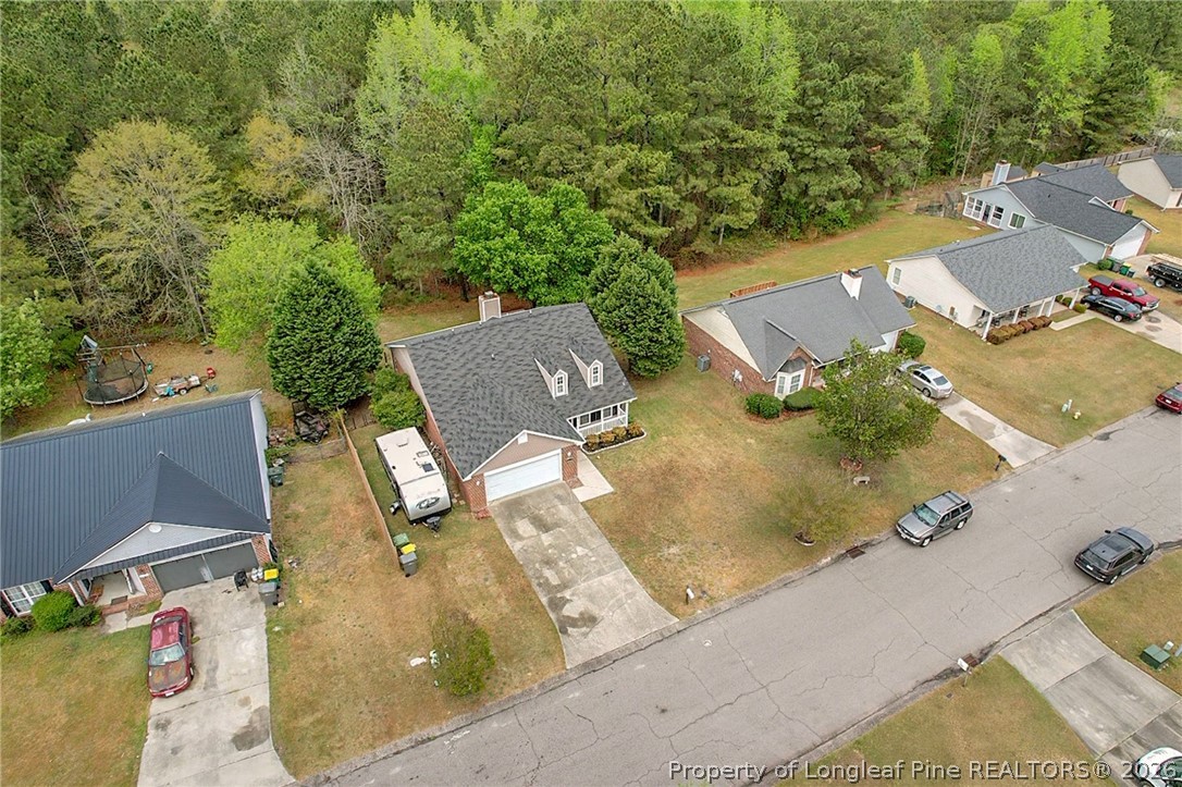 4425 Bishamon Street Hope Mills, NC 28348 - Photo 37 of 39 an aerial view of a house with outdoor space