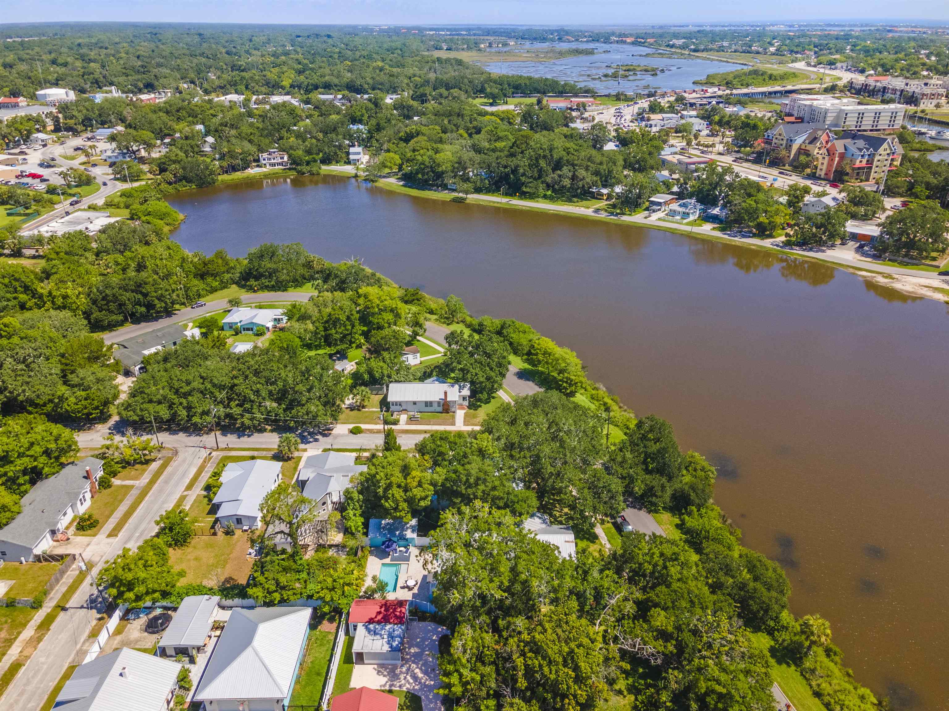 26 Rio Vista Drive St. Augustine, FL 32084 - Photo 12 of 91 an aerial view of residential houses with outdoor space and river