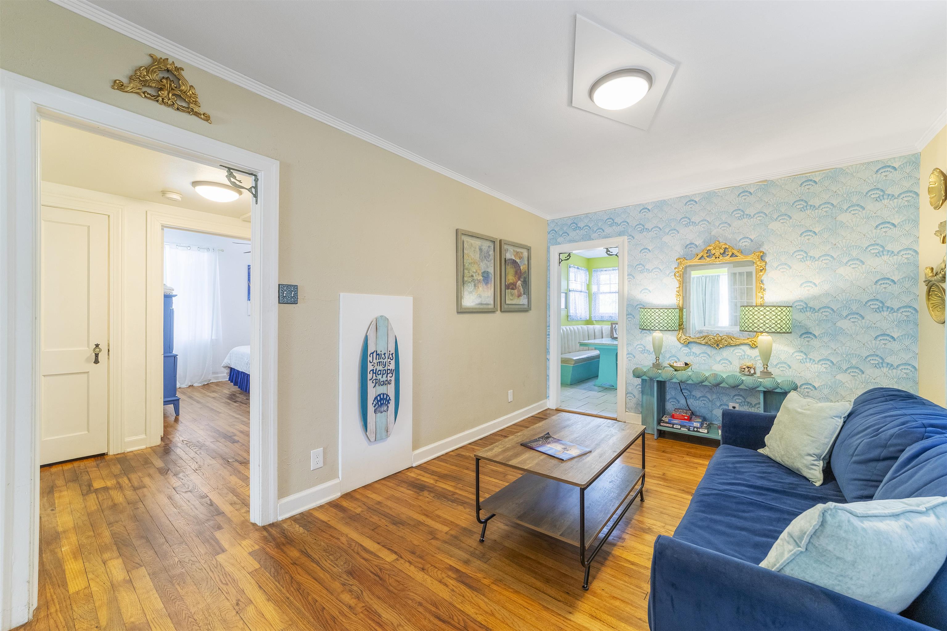 26 Rio Vista Drive St. Augustine, FL 32084 - Photo 42 of 91 a living room with furniture and a wooden floor