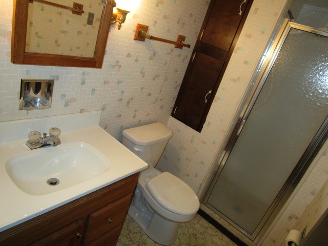 18542 Bock Road Lansing, IL 60438 - Photo 19 of 30 a bathroom with a sink and a toilet