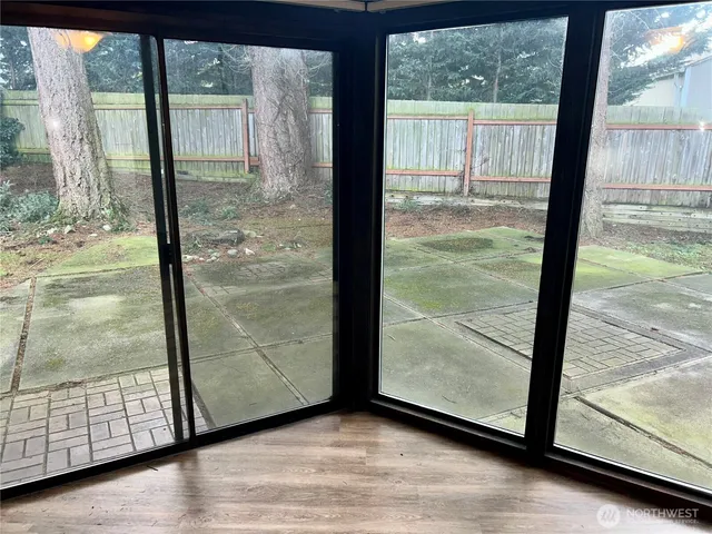 a close view of sink and mirror